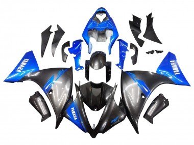 2012-2014 Blue Glossy Black Yamaha YZF 1000 R1 Motorcycle Fairings