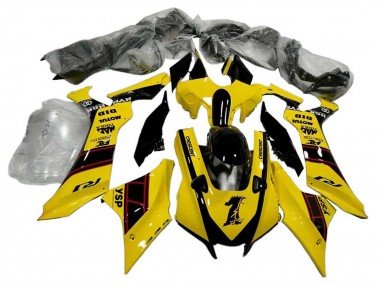 2020-2025 Yellow Glossy Black YSP Motul Yamaha YZF 1000 R1 Motorcycle Fairings
