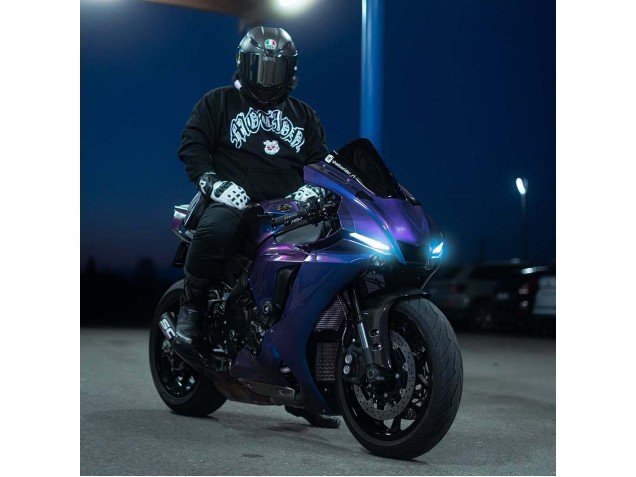 2020-2025 Gradient Blue Purple Yamaha YZF 1000 R1 Motorcycle Fairings