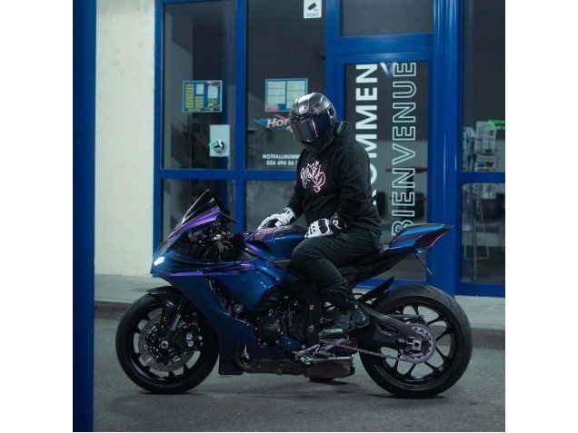 2020-2025 Gradient Blue Purple Yamaha YZF 1000 R1 Motorcycle Fairings