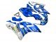 1998-2002 White Blue Neon Yellow Fiat Motul Michelin Yamaha YZF 600 R6 Motorcycle Fairings