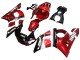 1998-2002 Red White Glossy Black Yamaha YZF 600 R6 Motorcycle Fairings