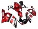 1998-2002 Red White Glossy Black Yamaha YZF 600 R6 Motorcycle Fairings