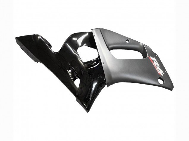 1998-2002 Silver Glossy Black Yamaha YZF 600 R6 Motorcycle Fairings