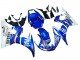 2006-2009 White Blue Fiat Motul Kastinee Yamaha YZF R6S Motorcycle Fairings