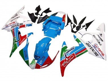 2006-2009 White Blue Green Red Kastinee Dunlop Motul Yamaha YZF R6S Motorcycle Fairings