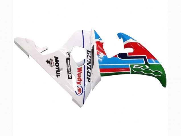 2006-2009 White Blue Green Red Kastinee Dunlop Motul Yamaha YZF R6S Motorcycle Fairings