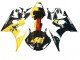2006-2009 Yellow Red Glossy Black 46 Yamaha YZF R6S Motorcycle Fairings