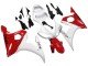 2003-2004 White Red Yamaha YZF R6 Motorcycle Fairings