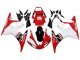 2003-2004 White Red Glossy Black Yamaha YZF R6 Motorcycle Fairing