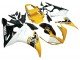 2006-2009 Yellow White Glossy Black Yamaha YZF R6S Motorcycle Fairings