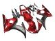 2003-2004 Red Matte Black Yamaha YZF R6 Motorcycle Fairing Kits