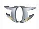 2003-2004 Matte Grey Matte Black Gold Decals Yamaha YZF R6 Motorcycle Fairings