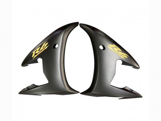 2006-2009 Glossy Black Matte Black Gold Decals Yamaha YZF R6S Motorcycle Fairings