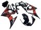 2006-2009 Glossy Black Red Yamaha YZF R6S Motorcycle Fairing