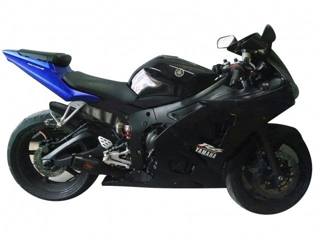 2003-2004 Blue Matte Black Yamaha YZF R6 Motorcycle Fairings