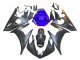 2006-2009 Blue Matte Black Yamaha YZF R6S Motorcycle Fairings