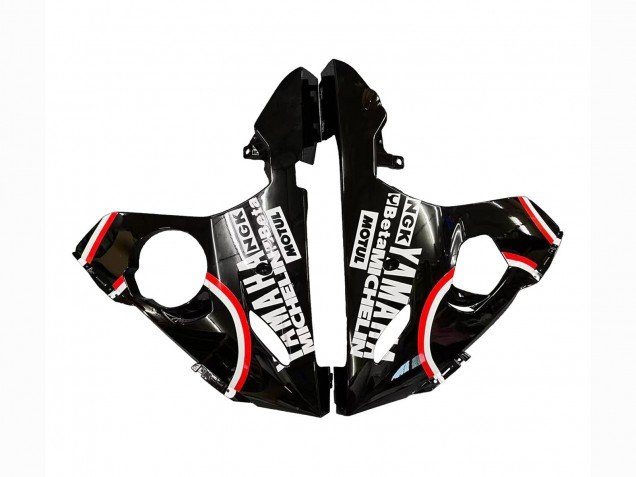 2006-2009 Glossy Black Red White Lucky Strike Motul Yamaha YZF R6S Motorcycle Fairings