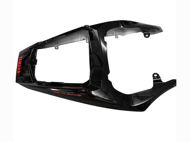 2006-2009 Glossy Black Red Yamaha YZF R6S Motorcycle Fairings