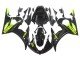 2006-2009 Glossy Black Neon Yellow Yamaha YZF R6S Motorcycle Fairings