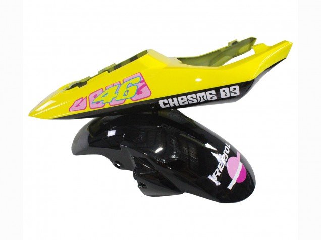 2003-2004 Yellow Pink Glossy Black Rossi Repsol 46 Yamaha YZF R6 Motorcycle Fairings