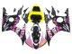 2006-2009 Yellow Pink Glossy Black Rossi Repsol 46 Yamaha YZF R6S Motorcycle Fairings