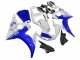2006-2009 White Blue GYTR Yamaha YZF R6S Motorcycle Fairings