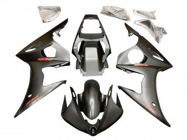 2006-2009 Matte Black Red Decals Yamaha YZF R6S Motorcycle Fairings