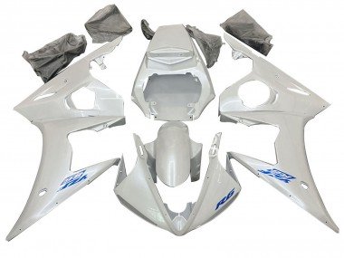 2006-2009 White Yamaha YZF R6S Motorcycle Fairing