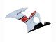 2006-2009 White Red Glossy Black Yamaha YZF R6S Motorcycle Fairings
