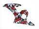 2003-2004 Black Red Grey Camouflage Yamaha YZF R6 Motorcycle Fairings