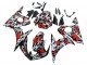 2006-2009 Black Red Grey Camouflage Yamaha YZF R6S Motorcycle Fairings