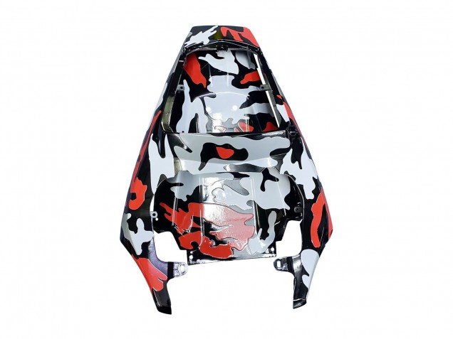 2006-2009 Black Red Grey Camouflage Yamaha YZF R6S Motorcycle Fairings