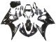 2006-2009 Glossy Black Yamaha YZF R6S Motorcycle Fairings