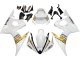 2003-2004 White Gold Yamaha YZF R6 Motorcycle Fairings