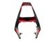 2005 Matte Black Red Geometric Yamaha YZF 600 R6 Motorcycle Fairings