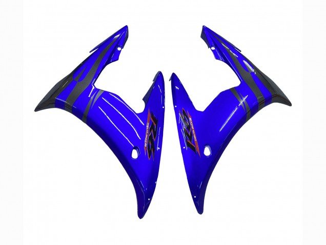 2005 Glossy Blue Black Yamaha YZF 600 R6 Motorcycle Fairings