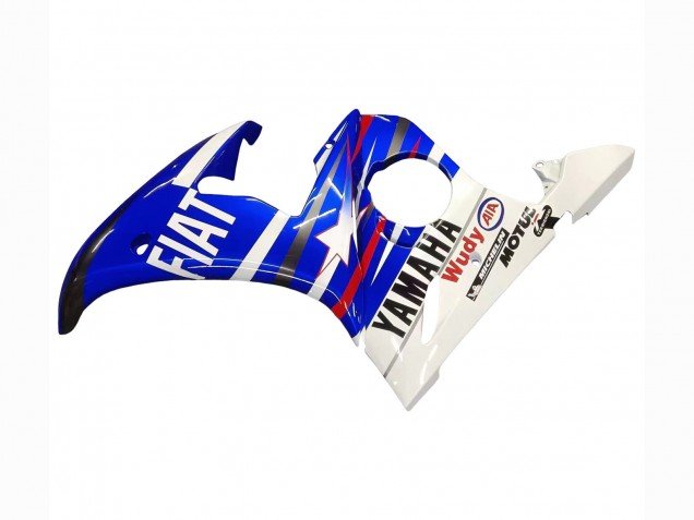 2005 Blue White Red Motul Michelin Fiat Yamaha YZF 600 R6 Motorcycle Fairings