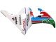2005 Light Blue White Green Red Kastinee Dunlop Motul Yamaha YZF 600 R6 Motorcycle Fairings