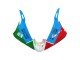2005 Light Blue White Green Red Kastinee Dunlop Motul Yamaha YZF 600 R6 Motorcycle Fairings