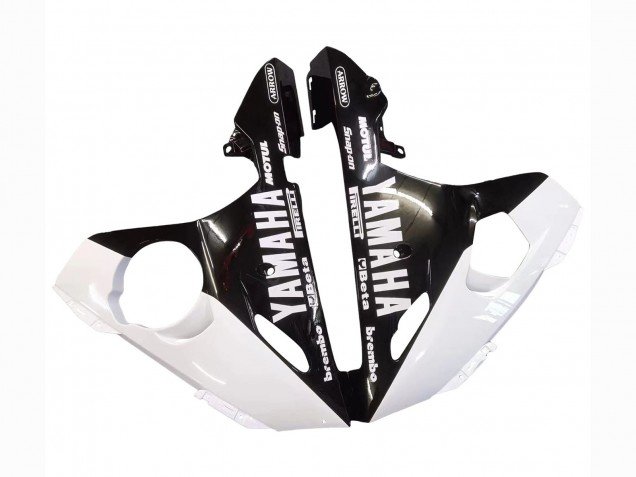 2005 White Black Yamaha YZF 600 R6 Motorcycle Fairings