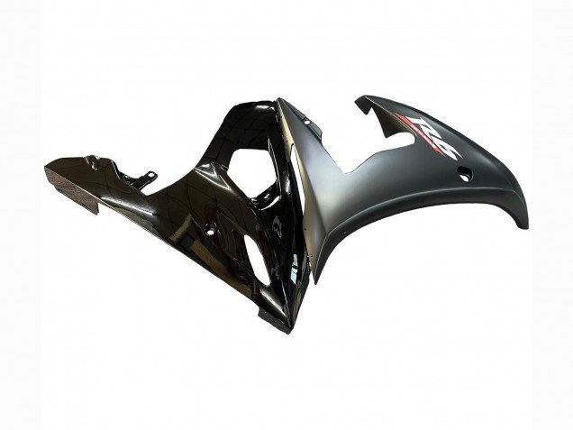 2005 Glossy Black Matte Black Gold Yamaha YZF 600 R6 Motorcycle Fairings
