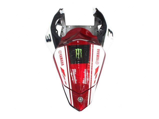 2006-2007 White Red Black Green Monster Milwaukee Yamaha YZF 600 R6 Motorcycle Fairings