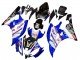 2006-2007 White Blue Black Fimer Volvo Yamalube Sterilgarda Yamaha YZF 600 R6 Motorcycle Fairings