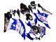 2006-2007 White Blue Black Fimer Volvo Yamalube Sterilgarda Yamaha YZF 600 R6 Motorcycle Fairings