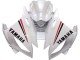 2006-2007 White Red Black Motul Yamaha YZF 600 R6 Motorcycle Fairings