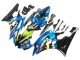 2006-2007 Blue Neon Green Black Shark Yamaha YZF 600 R6 Motorcycle Fairings