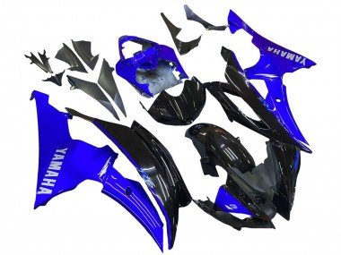 2008-2016 Blue Glossy Black Yamaha YZF 600 R6 Motorcycle Fairings