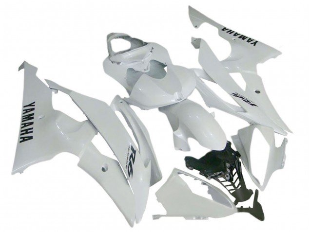 2008-2016 Glossy White Yamaha YZF 600 R6 Motorcycle Fairings