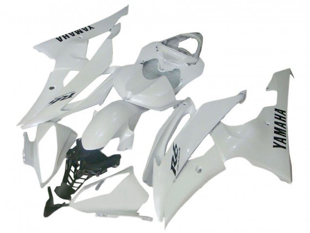 2008-2016 Glossy White Yamaha YZF 600 R6 Motorcycle Fairings